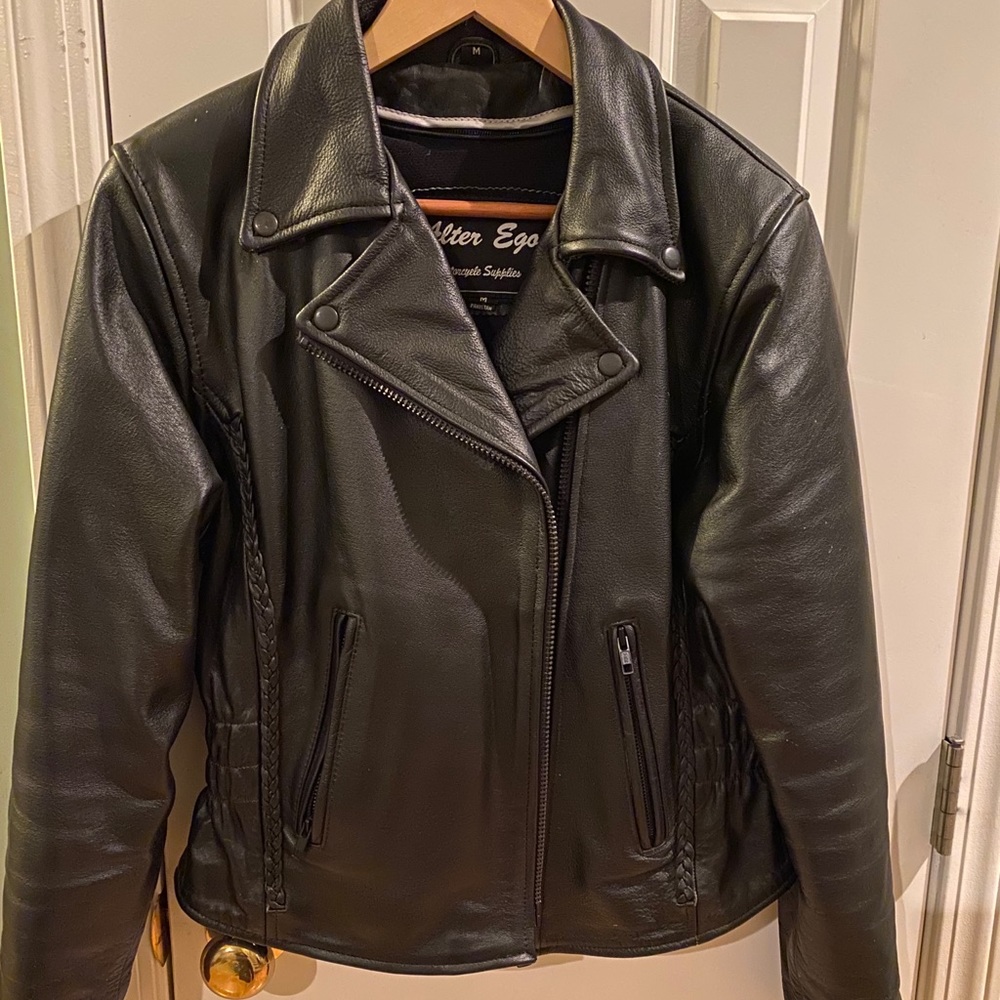 Ladies Leather Riding Jacket!